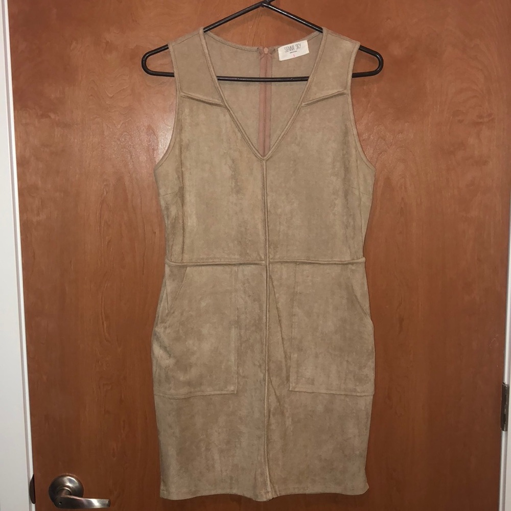 Sienna Sky Suede Dress